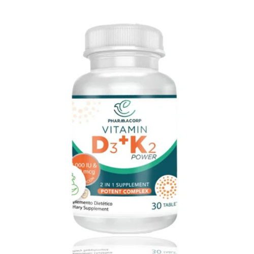 VITAMINA D3+K2 2000UI-150MG TAB X 30 (PHARMACORP)